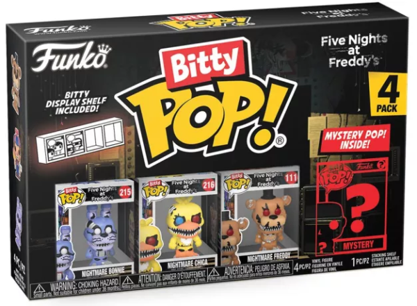 Funko Bitty Pop! FNAF - Nightmare Bonnie - 4 Pack 2.5cm - Afbeelding 2