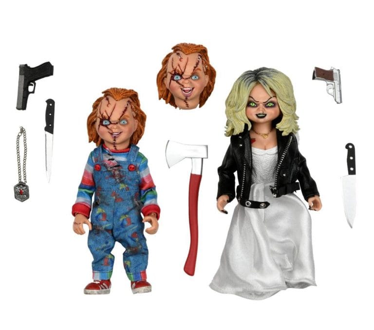 CHUCKY - Clothed Chucky & Tiffany - Action Figure 14cm