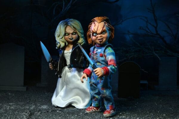CHUCKY - Clothed Chucky & Tiffany - Action Figure 14cm - Afbeelding 4