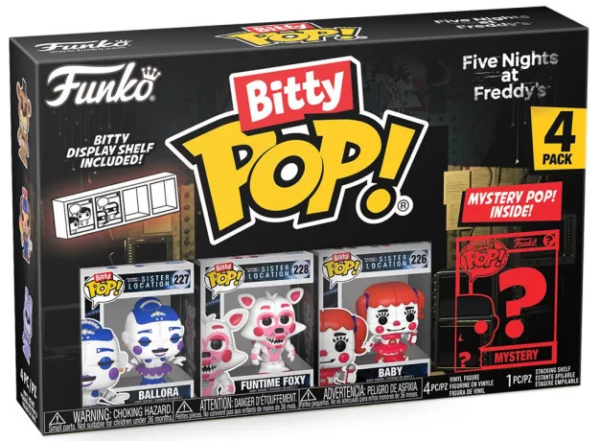 Funko Bitty Pop! FNAF - Ballora - 4 Pack 2.5cm - Afbeelding 2