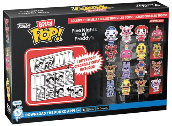 Funko Bitty Pop! FNAF - Ballora - 4 Pack 2.5cm - Afbeelding 3