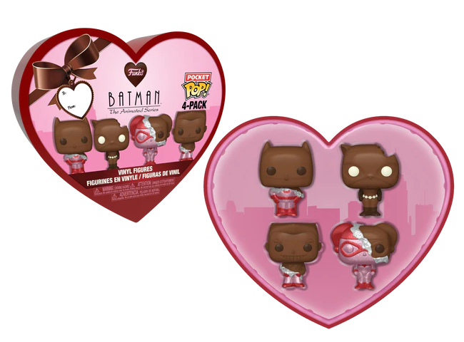 DC COMICS - Pocket Pop 4-Pack : Valentine's Box (Chocolate lookalike)
