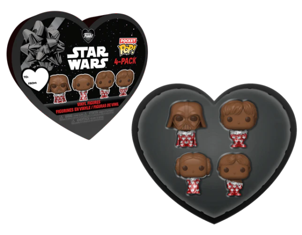 STAR WARS - Pocket Pop 4-Pack : Valentine's Box (Chocolate lookalike)