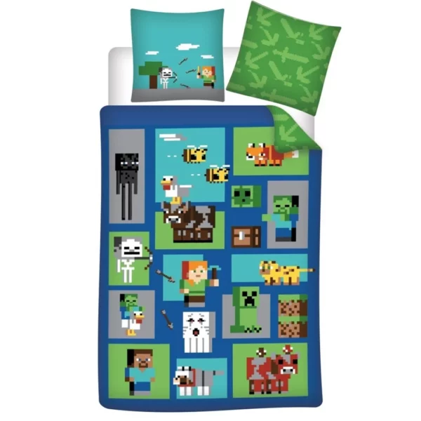 MINECRAFT - Duvet Cover 140x200cm '100% cotton'