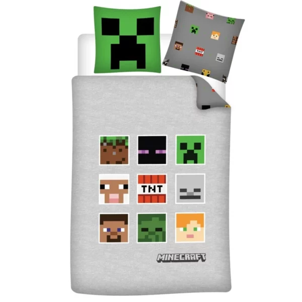 MINECRAFT - Blocks - Duvet Cover 140x200cm '100% polyester'