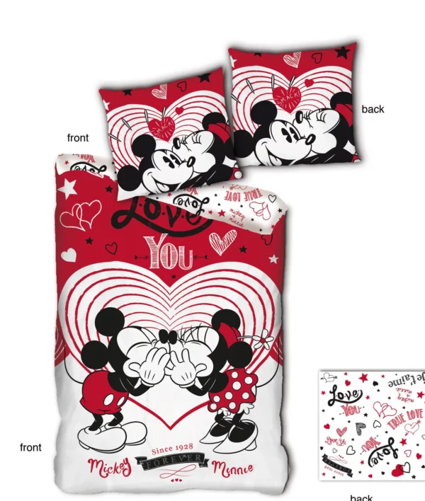 DISNEY - Love you - Duvet Cover 140x200cm '100% microfiber'