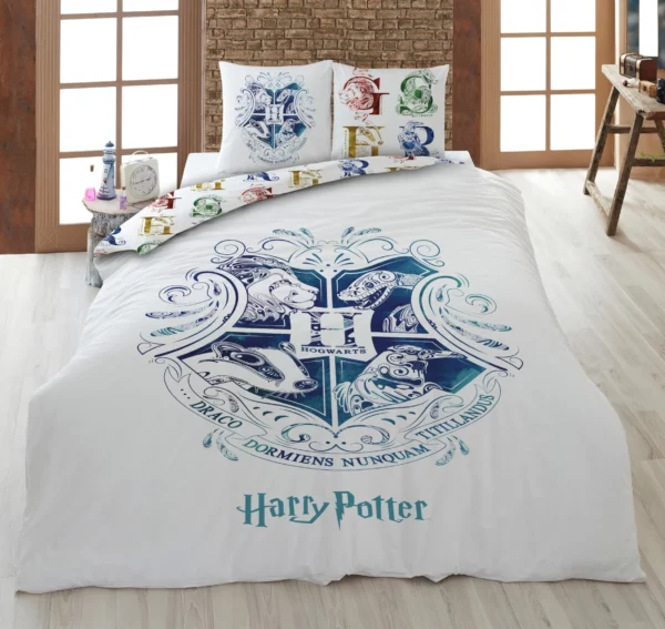 HARRY POTTER - Hogwarts - Duvet Cover 240x220cm - '100% Cotton'