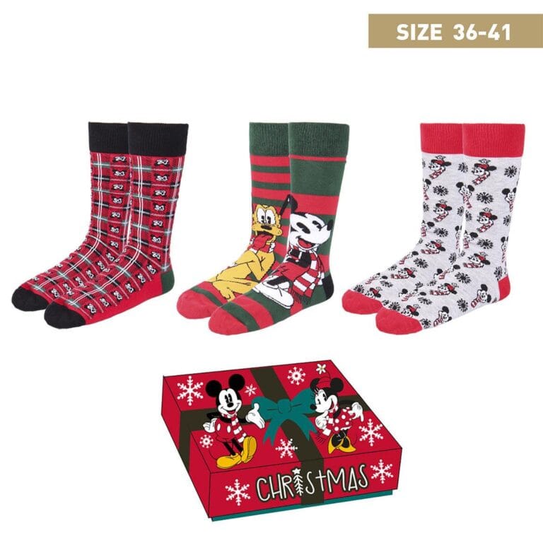 DISNEY - Mickey - 3 Pairs Socks Pack (Size 35-41)