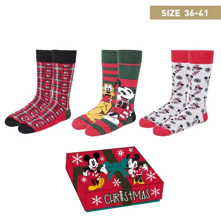 DISNEY - Mickey - 3 Pairs Socks Pack (Size 35-41)