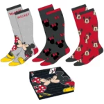 DISNEY - Mickey and Minnie - 3 Pairs Socks Pack (Size 35-41)