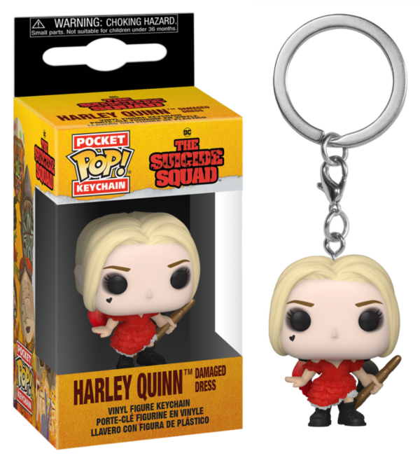 Pocket Pop Keychain - SUICIDE SQUAD - Harley Quinn Damaged Dress