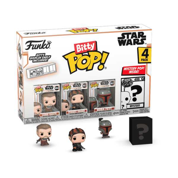 Funko Bitty Pop! THE MANDALORIAN - Cobb Vanth - 4 Pack 2.5cm