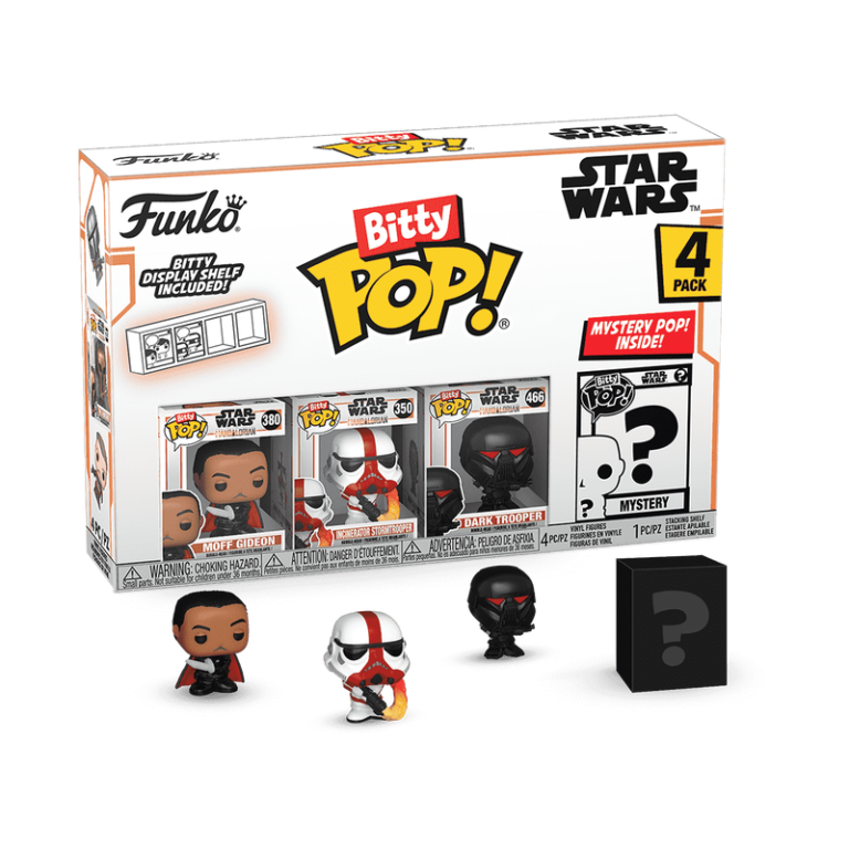 Funko Bitty Pop! THE MANDALORIAN - Moff Gideon - 4 Pack 2.5cm