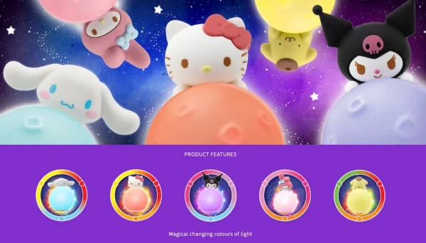 HELLO KITTY - Little Moon Light Series - Figuur 8.22cm - Afbeelding 3