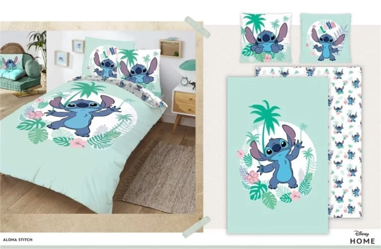 LILO & STITCH - Aloha Stitch - Duvet Cover 140x200cm - 'Cotton'