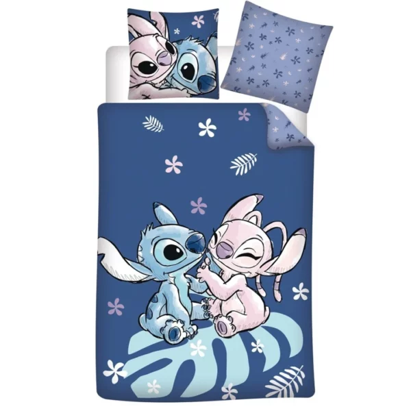 STITCH - Duvet Cover 140x200cm - Stitch and Angel '100% polycotton'
