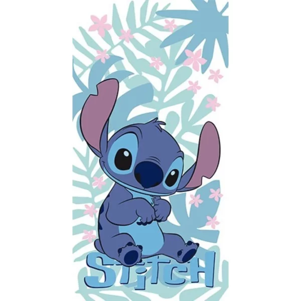LILO & STITCH - Stitch Sitting - Beach Towel 100% Polyester - 70x140cm
