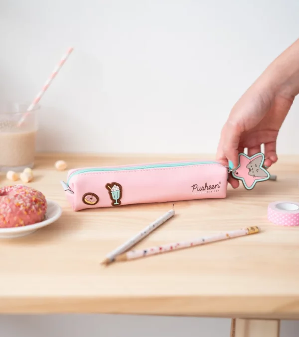 PUSHEEN - Rose Collection - Square Pencil Case - Afbeelding 3