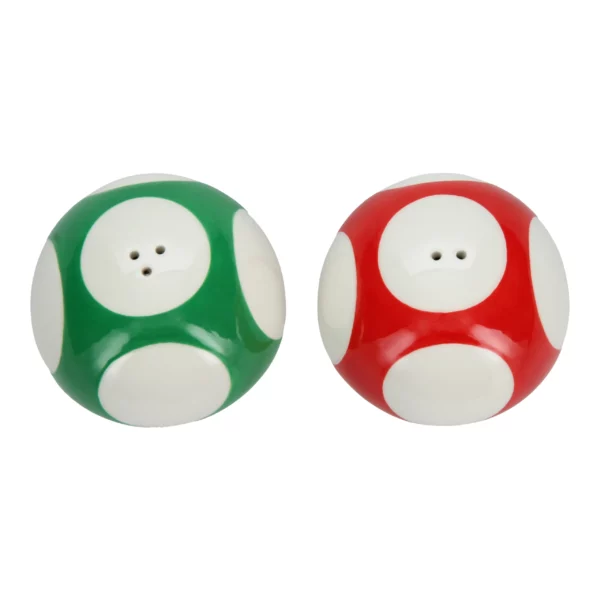 SUPER MARIO - Mushrooms - Zout- en peper set - Afbeelding 2