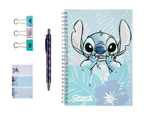STITCH - Watercolor - Gift Box Stationery Set - 8st. - Afbeelding 3