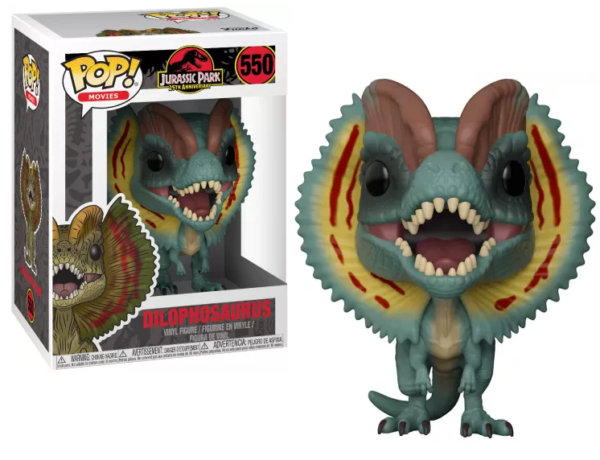 Funko Pop! Movies: JURASSIC PARK - Dilophosaurus (550) w /chase
