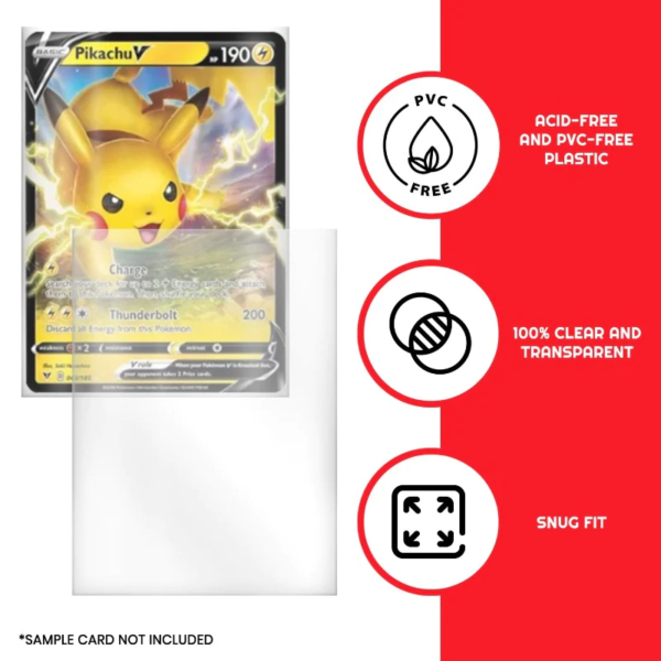 EVORETRO - Sleeves Perfect Fit for Pokemon / Lorcana / MTG Cards - Afbeelding 5