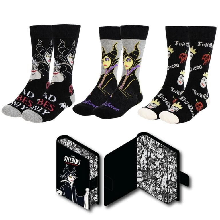 DISNEY - Villains - 3 Pairs Socks Pack (Size 36-43)