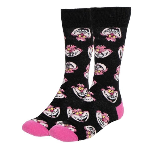 DISNEY - Alice in Wonderland - Cheshire Cat - 3 Pairs Socks Pack (Size 36-43) - Afbeelding 5