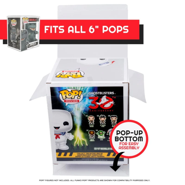 EVORETRO - Premium Funko Pop Plastic Protector for 6 Inch 10-Pack - Afbeelding 3