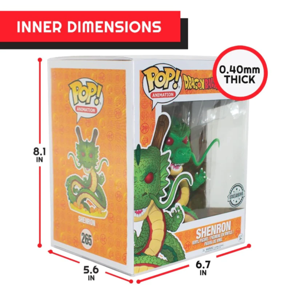 EVORETRO - Premium Funko Pop Plastic Protector for 6 Inch 10-Pack - Afbeelding 4