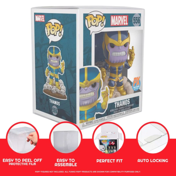 EVORETRO - Premium Funko Pop Plastic Protector for 6 Inch 10-Pack - Afbeelding 5