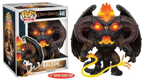 Funko Pop! Movies: Lord of The Rings - Balrog (448) Super 6"