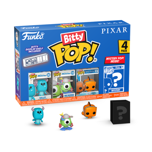 Funko Bitty Pop! PIXAR - Monsters Inc. - 4 Pack 2.5cm