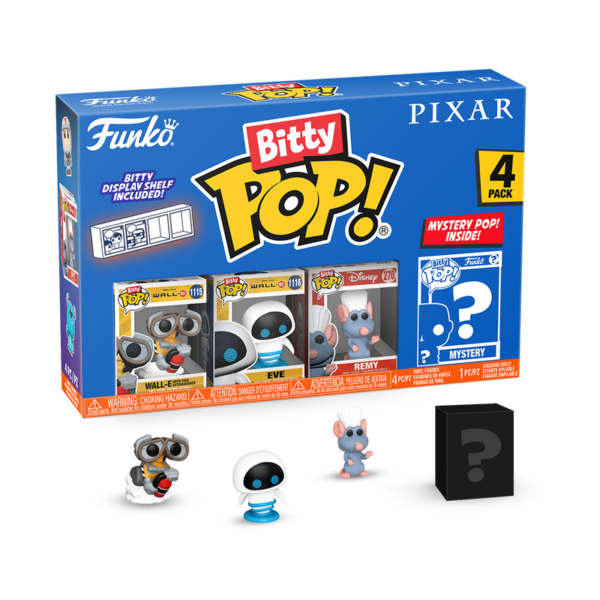Funko Bitty Pop! PIXAR - Wall-E - 4 Pack 2.5cm