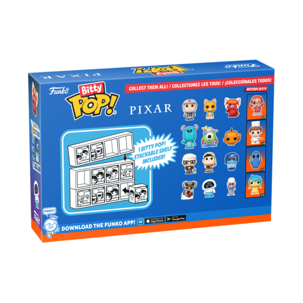 Funko Bitty Pop! PIXAR - Wall-E - 4 Pack 2.5cm - Afbeelding 2