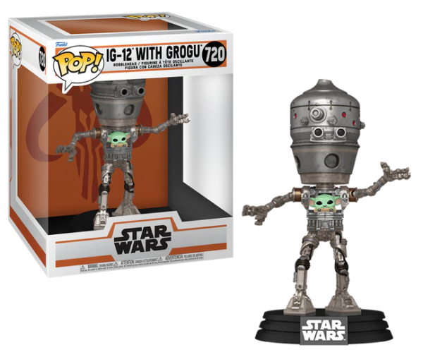 Funko Pop! Star Wars/The Mandalorian: Grogu - IG-12 (720)