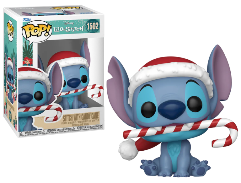 Funko Pop! Lilo & Stitch: Holiday Stitch with Candy Cane (1502)