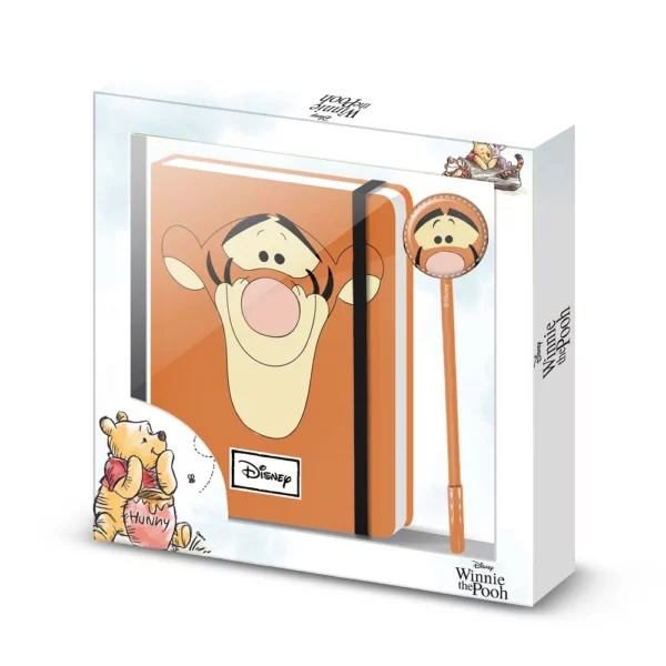 WINNIE THE POOH - Tiger - Heady - Gift Box A5 Notebook + Pen