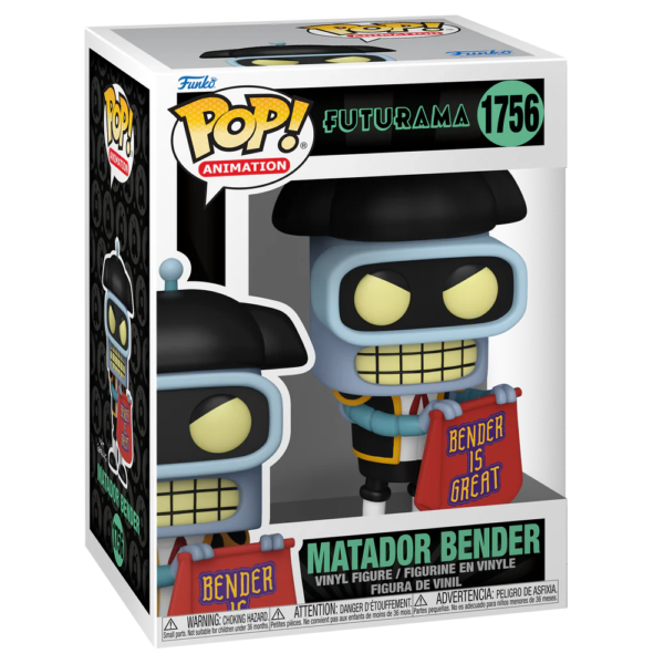 Funko Pop! Animation – Futurama – Matador Bender (1756) - Afbeelding 2