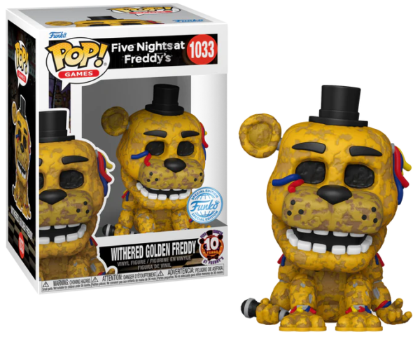 Funko Pop! Games – FNAF 10TH – Withered Golden Freddy (1033)