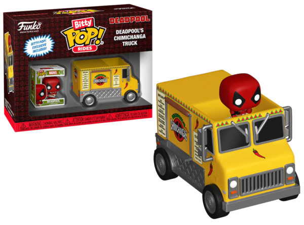 Funko Bitty Pop Ride - Marvel - Deadpool with Chimichanga Truck