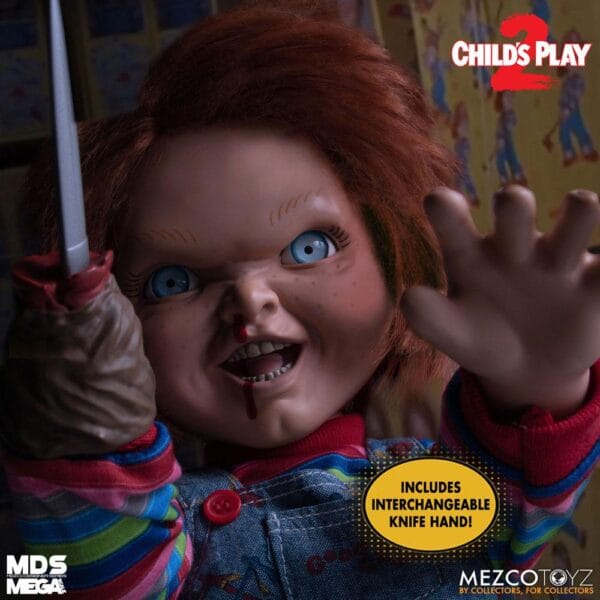 CHUCKY - Child's Play 2 - Chucky Talking Figure Designer Series 38cm - Afbeelding 3