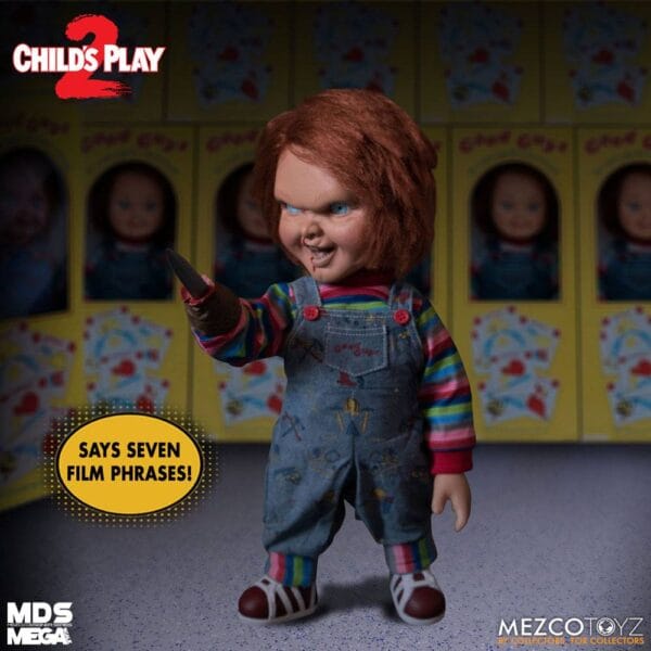 CHUCKY - Child's Play 2 - Chucky Talking Figure Designer Series 38cm - Afbeelding 4