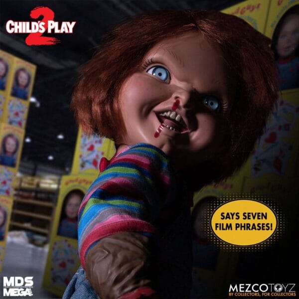CHUCKY - Child's Play 2 - Chucky Talking Figure Designer Series 38cm - Afbeelding 5