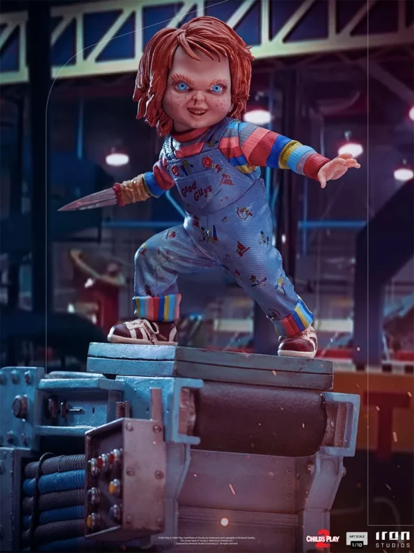 CHILD'S PLAY II - Chucky - Statue Art Scale '15x8x12cm' - Afbeelding 5