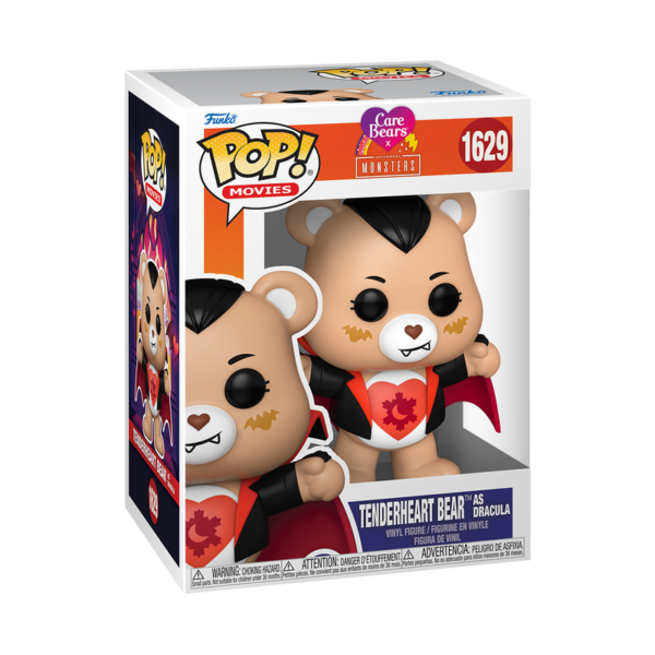 Funko Pop! Movies: UM X Care Bears – Tender Heart Bear as Dracula (1629) - Afbeelding 3
