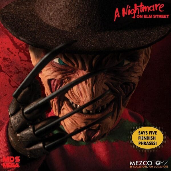NIGHTMARE ON ELM STREET - Talking Figure Freddy Krueger - 38cm - Afbeelding 6
