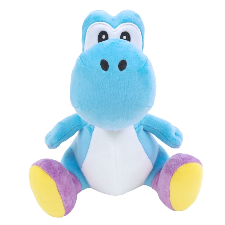 SUPER MARIO - Sky Blue Yoshi - Knuffel 20cm