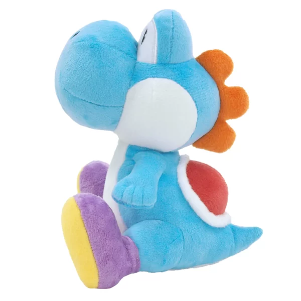 SUPER MARIO - Sky Blue Yoshi - Knuffel 20cm - Afbeelding 2