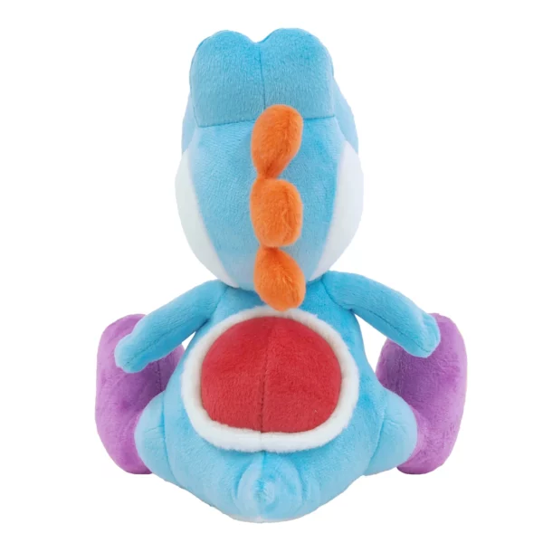 SUPER MARIO - Sky Blue Yoshi - Knuffel 20cm - Afbeelding 3